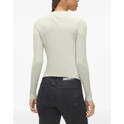 Striktrøjer & Sweatere<Karl Lagerfeld Cutout Sweater Beige