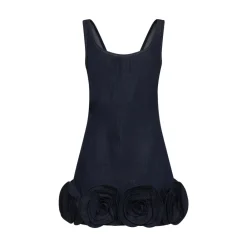 Kjoler^Self Portrait 3D Flower Mini Dress Blå