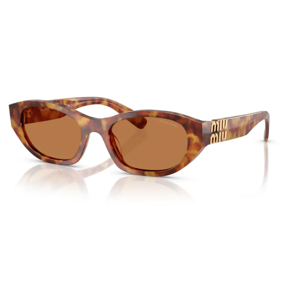 Solbriller^Miu Miu Dame solbriller firkantet stil Brun
