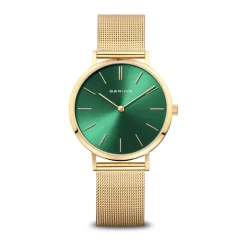 Ure<BERING Dameur Classic 34 mm Armbånd Milanese 14134-338 Gul