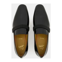 Loafers<Christian Louboutin Dandydeco Patent Loafers Sort