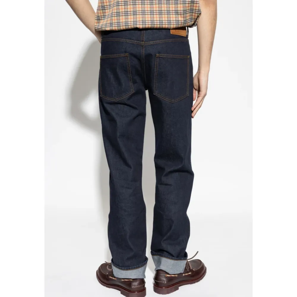Jeans^Burberry Danny Straight Jeans Blå