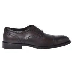 Business Sko^Baldinini Dark brown leather lace-ups Brun