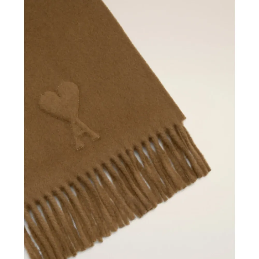 Tørklæder^Ami Paris De Coeur Scarf Brun