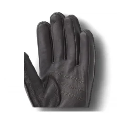 Handsker<Hestra Deerskin Primaloft Rib Handsker, Mørke Brun
