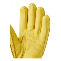 Handsker^Hestra Deerskin Primaloft Rib Handsker, Gul