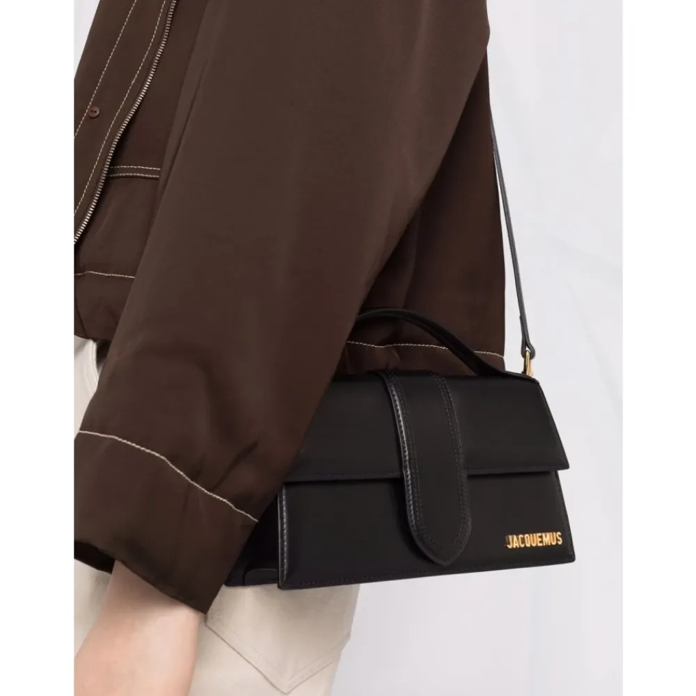 Håndtasker^Jacquemus Den Store Bambino Taske Sort