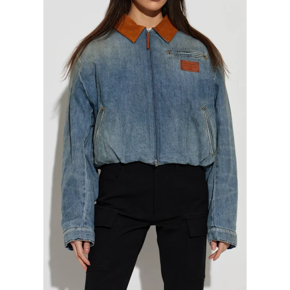 Jakker^Acne Studios Denim Bomber Jakke Blå