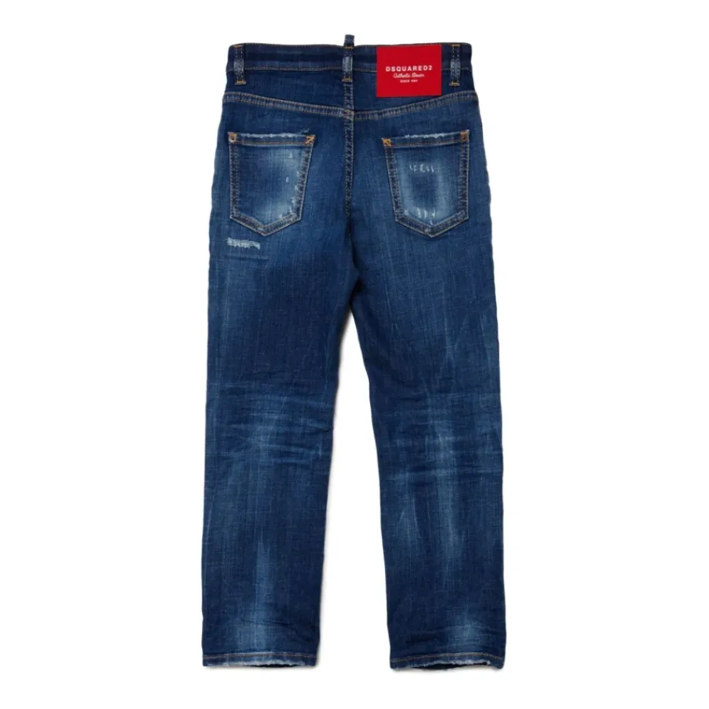 Underdele^Dsquared2 Denim Jeans DQ01 Style Blå
