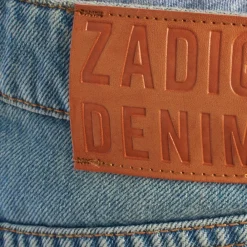 Nederdele^Zadig & Voltaire Denim Mini Nederdel med Distressed Effekt Blå