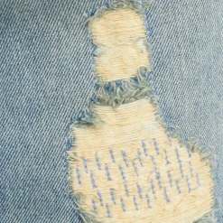 Nederdele^Zadig & Voltaire Denim Mini Nederdel med Distressed Effekt Blå