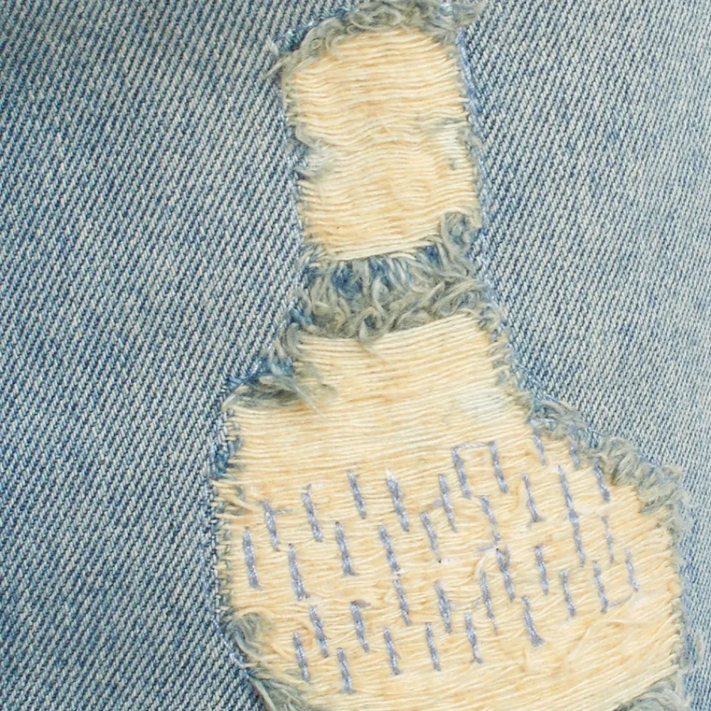 Nederdele^Zadig & Voltaire Denim Mini Nederdel med Distressed Effekt Blå