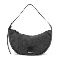 Skuldertasker<Karl Lagerfeld Denim Moon Skuldertaske Sort