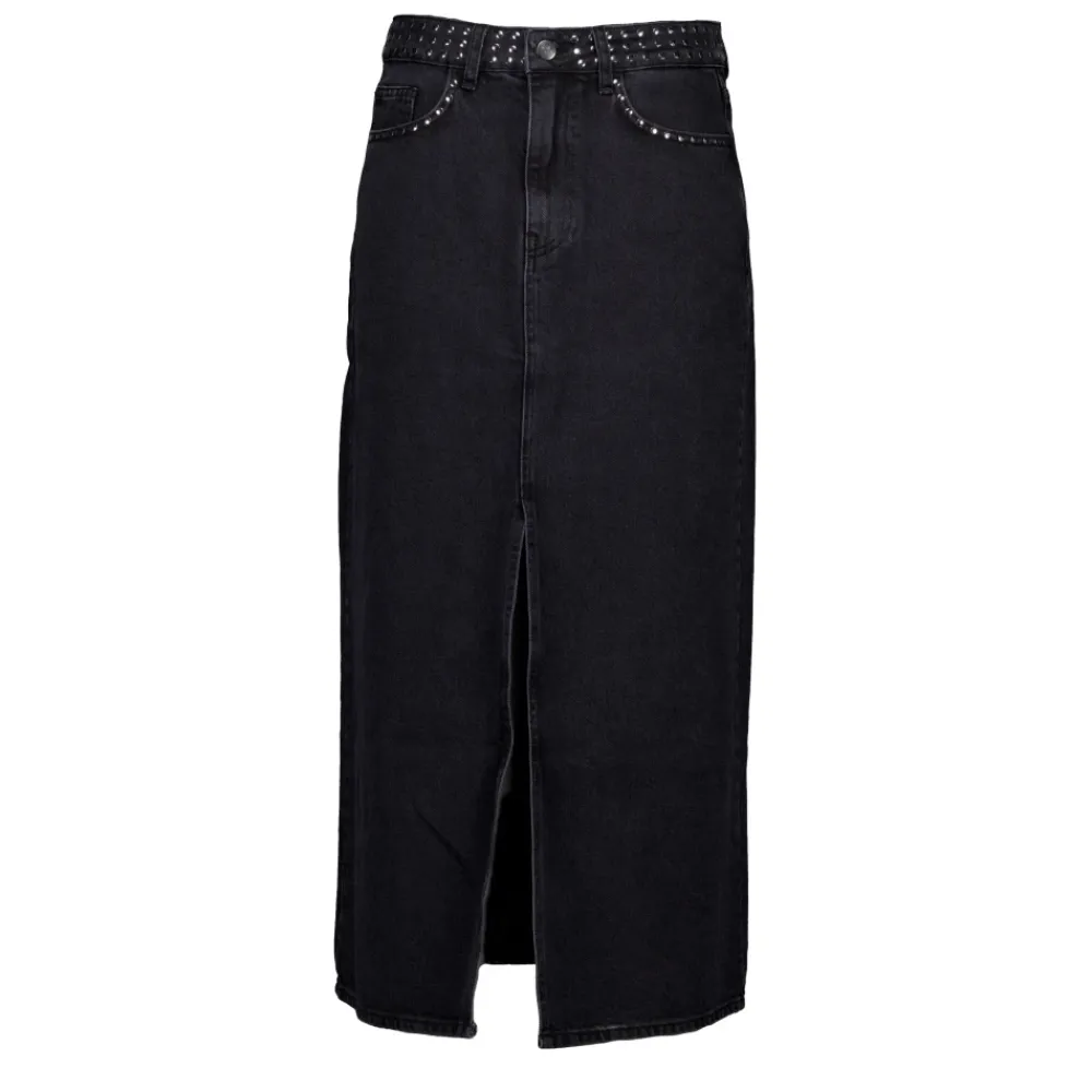 Nederdele^Co'Couture Denim Nederdel Sort