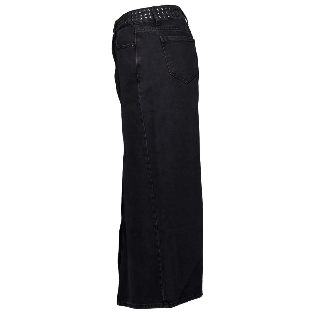 Nederdele^Co'Couture Denim Nederdel Sort