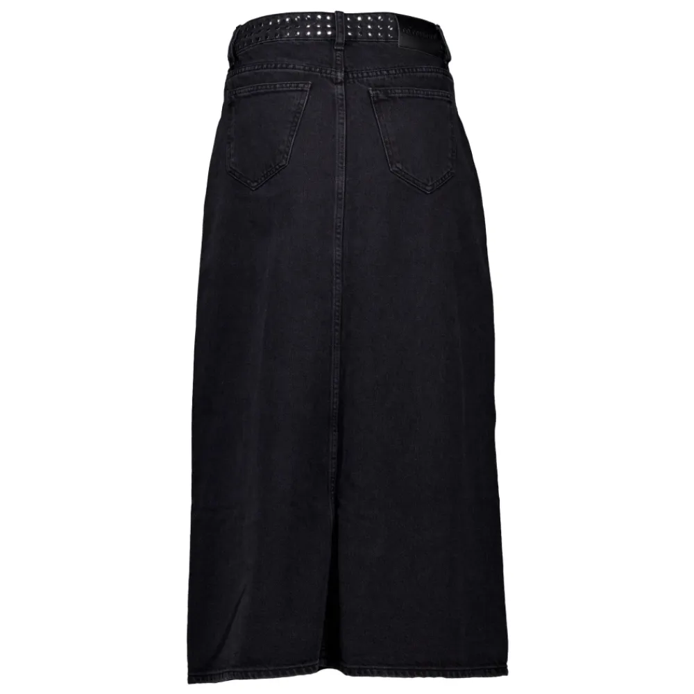 Nederdele^Co'Couture Denim Nederdel Sort