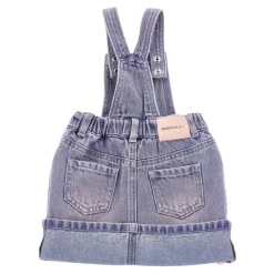 Jumpsuits<Monnalisa Denim Overalls med Små Roser Blå