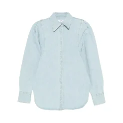 Bluser & Skjorter<Bite Studios Denim Shirt Blå