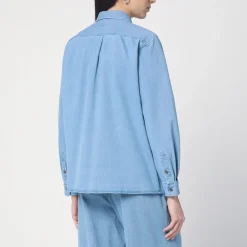 Bluser & Skjorter^The Garment Denim Skjorte Blå
