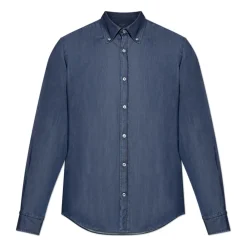 Skjorter^Paul & Shark Denim skjorte med lomme Blå