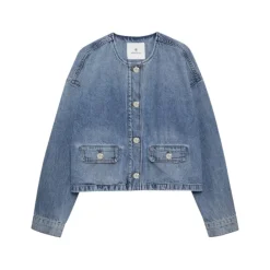 Jakker<Anine Bing Denimjakke Blå