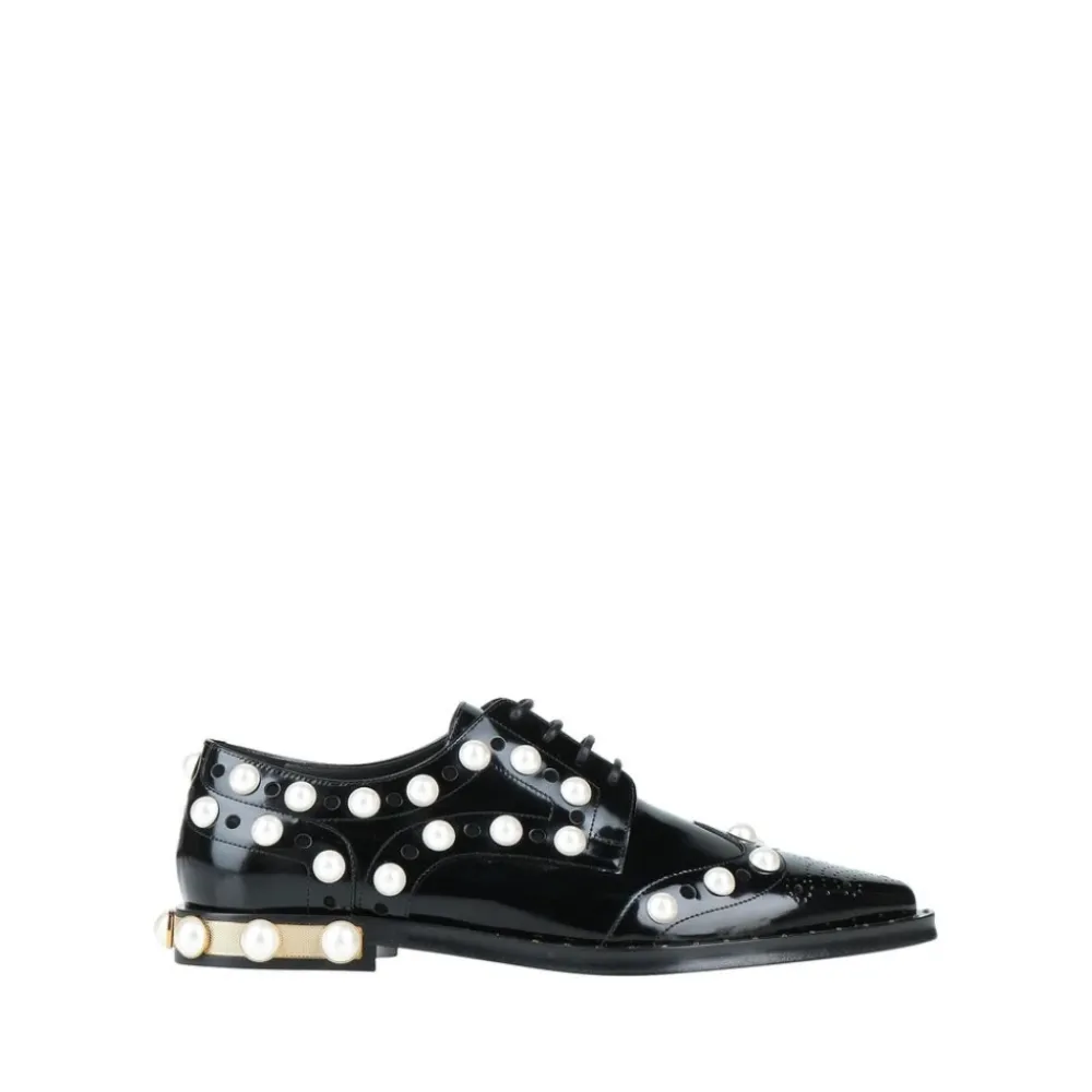 Snøresko<Dolce & Gabbana Derby Sort