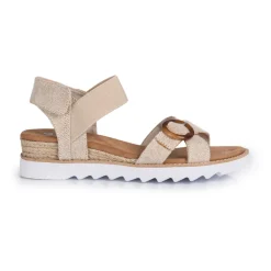 Stiletter<Skechers Desert Kiss Hi Damesandaler Beige