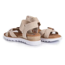 Stiletter<Skechers Desert Kiss Hi Damesandaler Beige