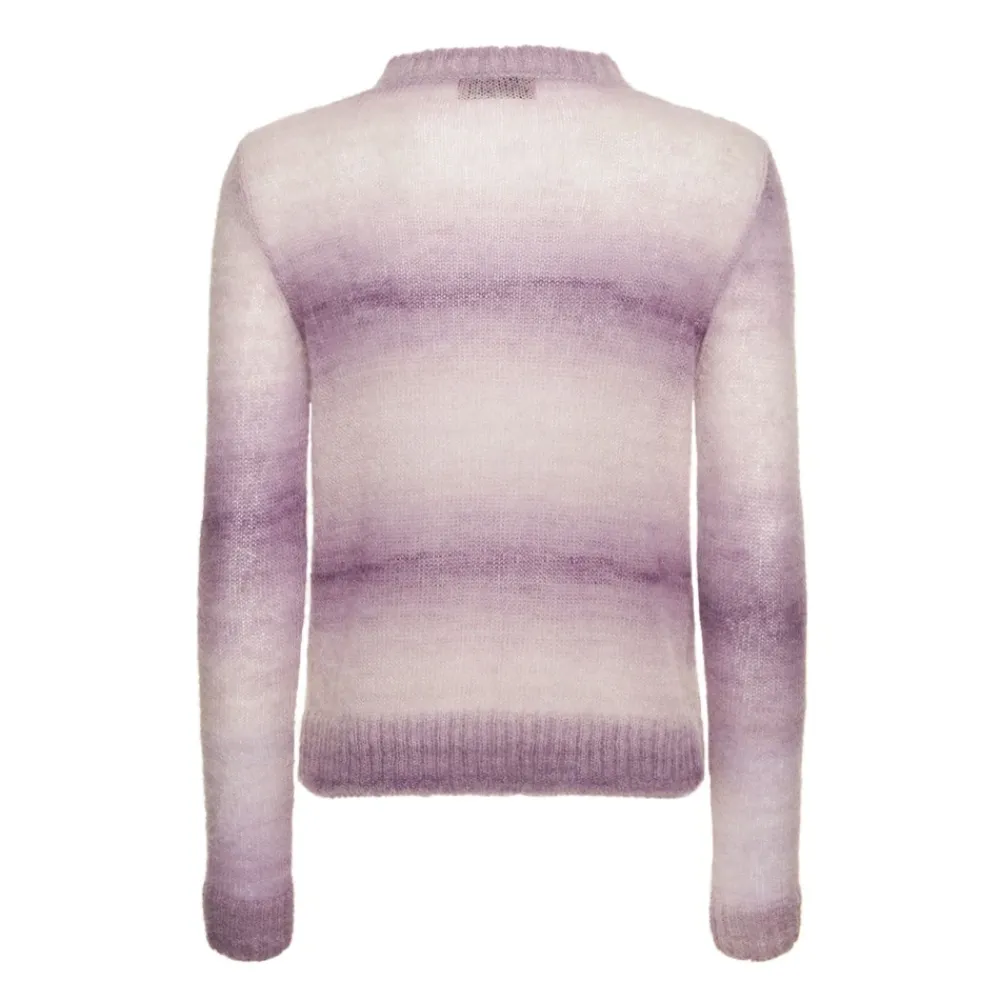 Striktrøjer & Sweatere<Missoni Dégradé Uldblanding Cardigan Lilla