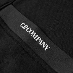 Trøjer<C.P. Company Diagonal Raised Fleece Hoodie Sort