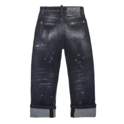 Underdele<Dsquared2 Distressed Jeans Sort
