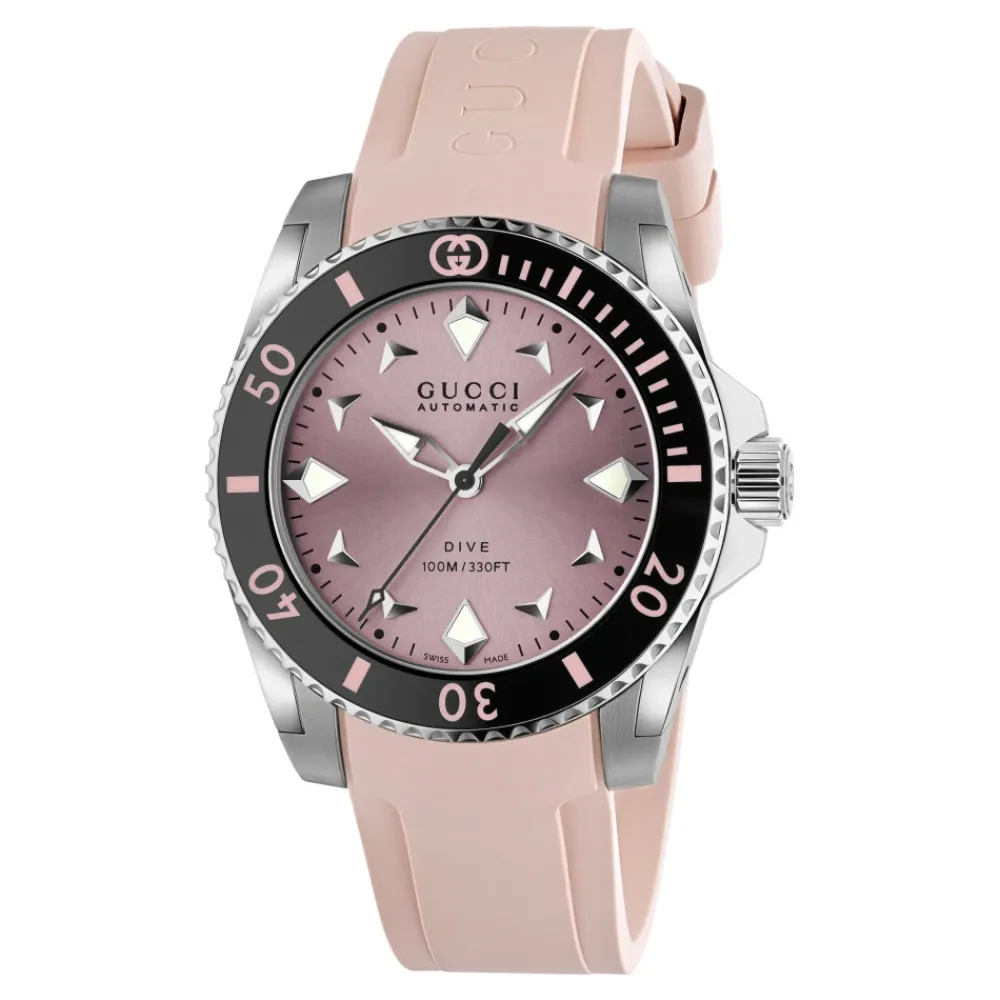 Ure^Gucci Dive 36mm Ur Pink
