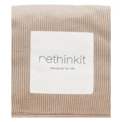 Toilettasker<Rethinkit Studios Dobbeltsidet kosmetiktaske med logo Beige