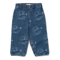 Underdele^Tinycottons Dogs Baby Jeans Blå