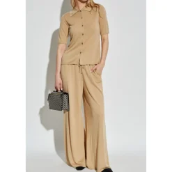 Striktrøjer & Sweatere<By Malene Birger Dotta kortærmet cardigan Beige