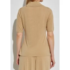 Striktrøjer & Sweatere<By Malene Birger Dotta kortærmet cardigan Beige