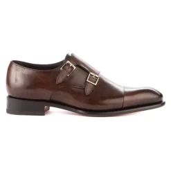 Business Sko^Santoni Double Monks Business Sko Brun