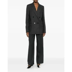 Bukser^Dunst Double Pleated Slacks Grå