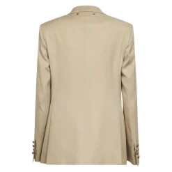 Jakker^Golden Goose Double-breasted Blazer Beige