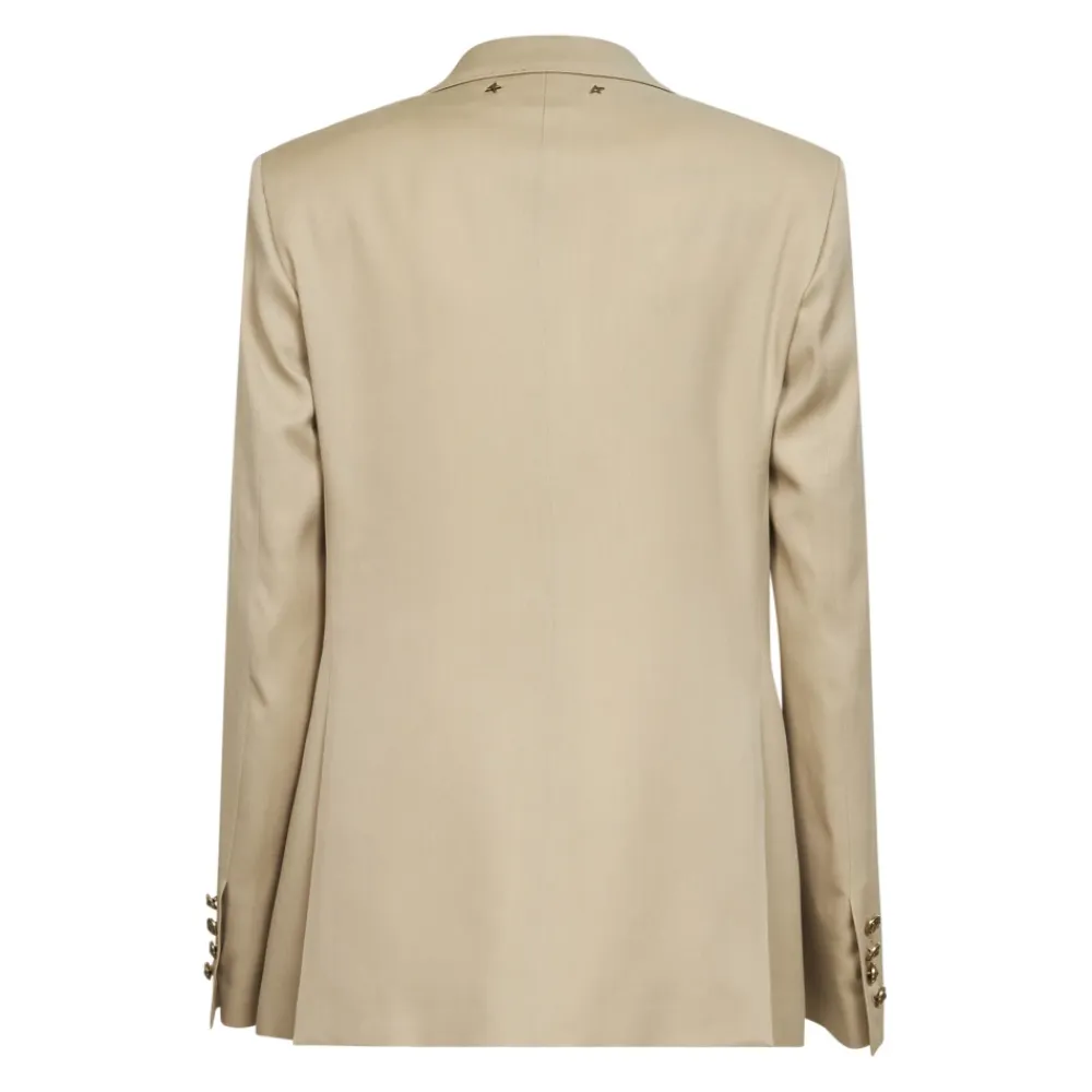 Jakker^Golden Goose Double-breasted Blazer Beige