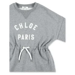 Kjoler & Nederdele<Chloé Dress Fleece Logo Grå