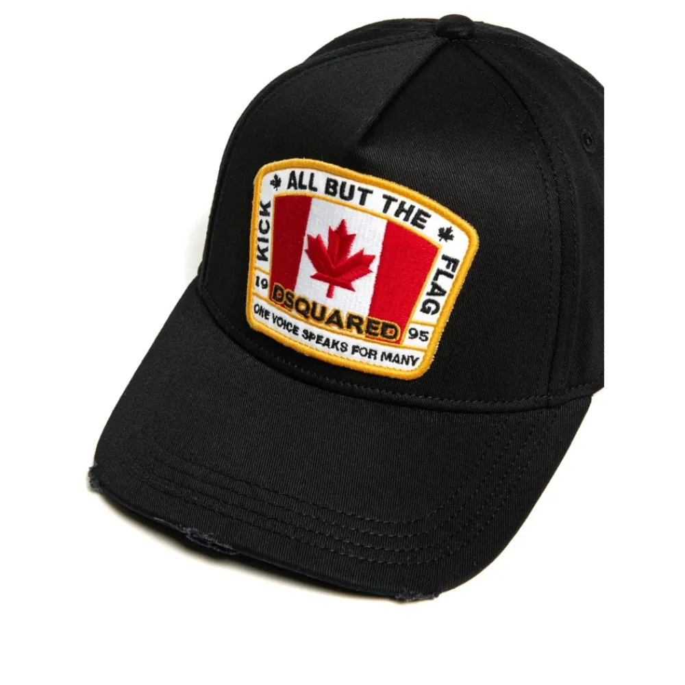 Huer & Kasketter^Dsquared2 DSQ2 Baseball Cap Sort