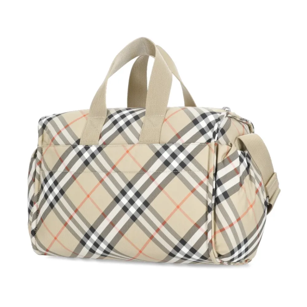 Rejsetasker^Burberry Duffel Bag med ternet mønster Beige