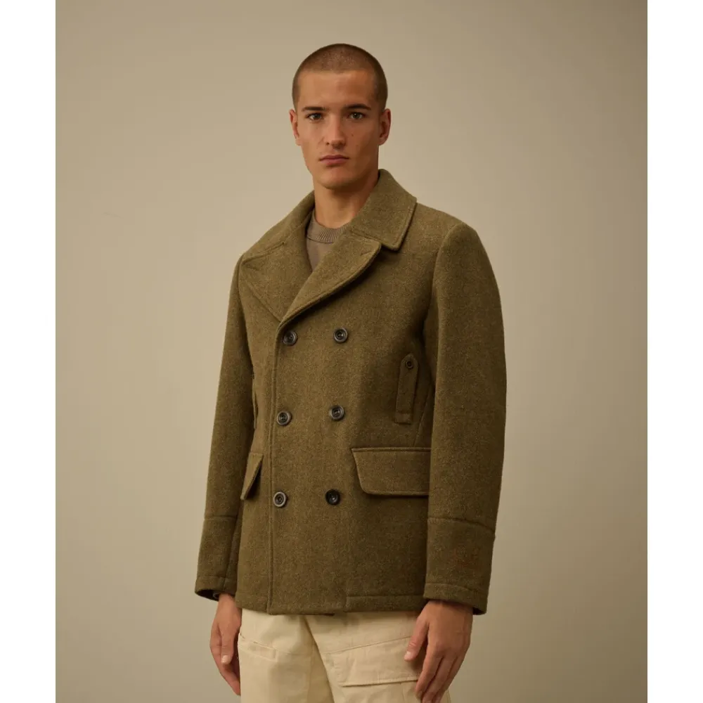 Frakker^C.P. Company Duffel Peacoat Undergrowth-M Brun