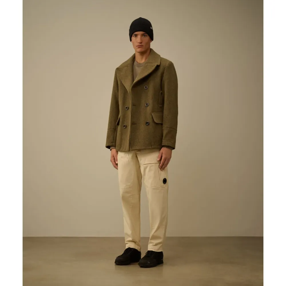 Frakker^C.P. Company Duffel Peacoat Undergrowth-M Brun