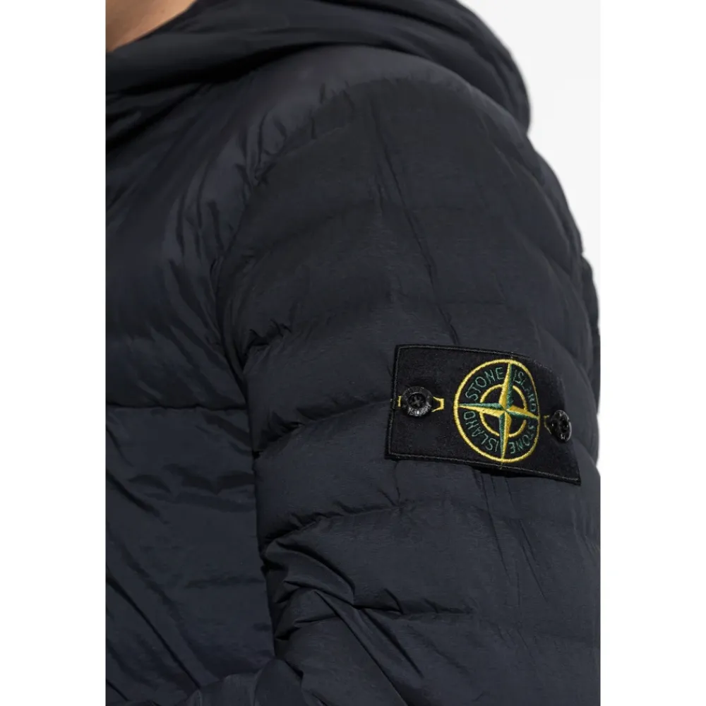 Jakker^Stone Island Dunjakke med Hætte Blå