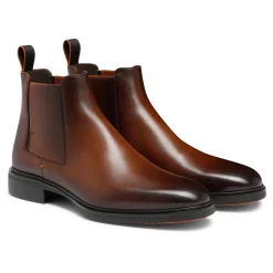 Chelsea Boots|Støvler<Santoni Easy Boot Brun