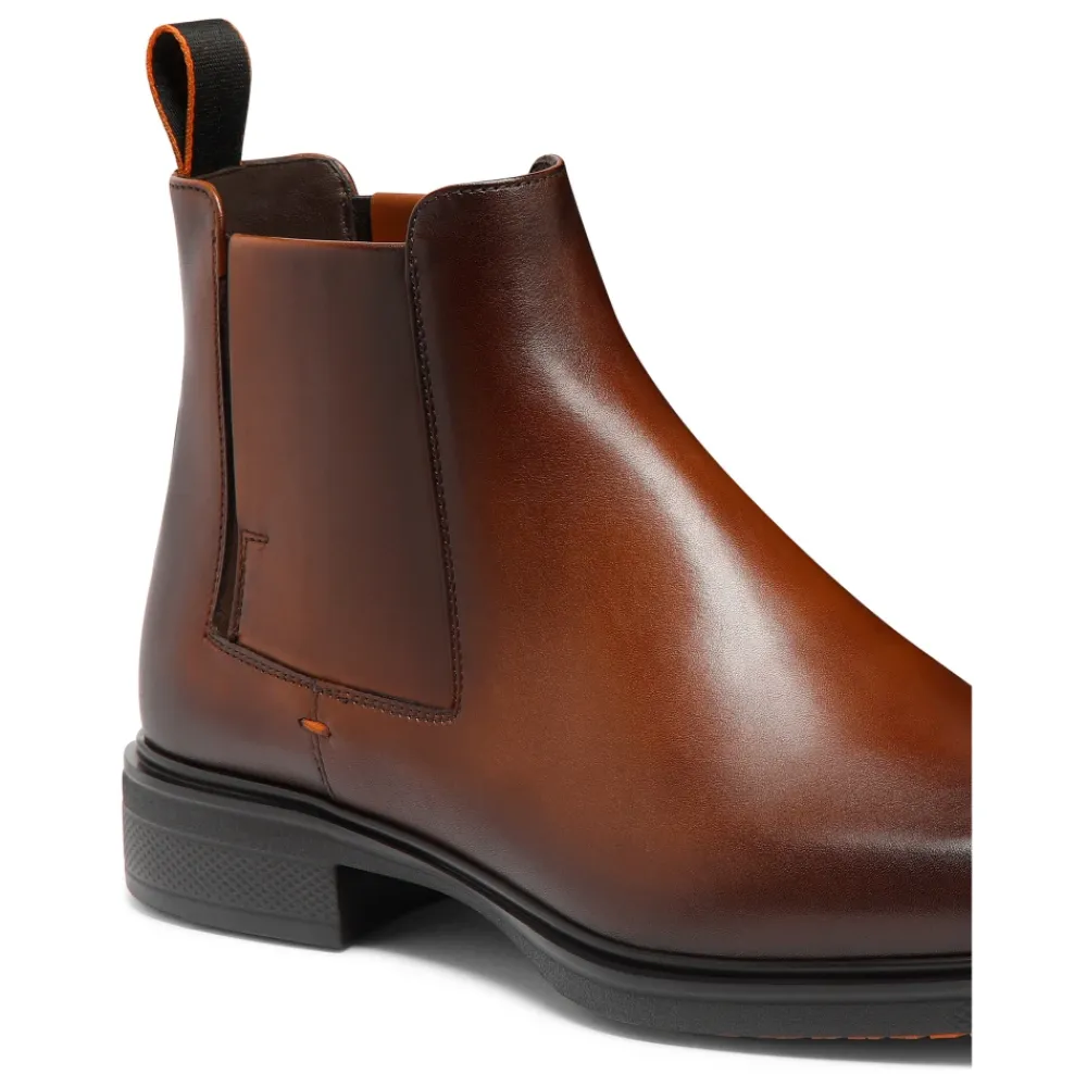 Chelsea Boots|Støvler<Santoni Easy Boot Brun