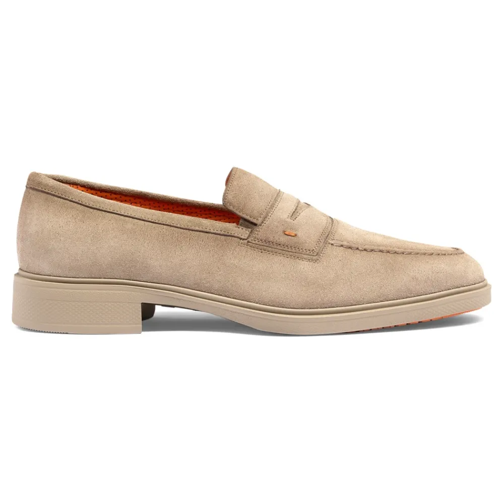 Loafers<Santoni Easy loafer Beige