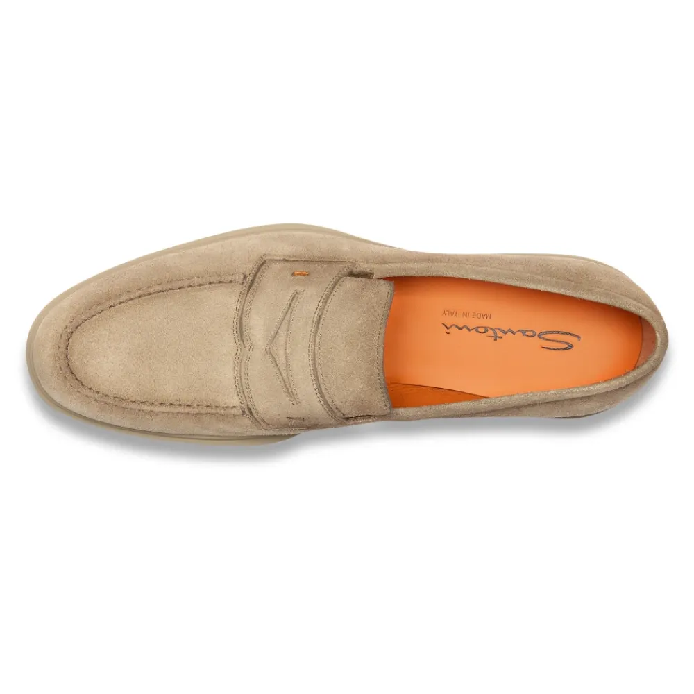 Loafers<Santoni Easy loafer Beige